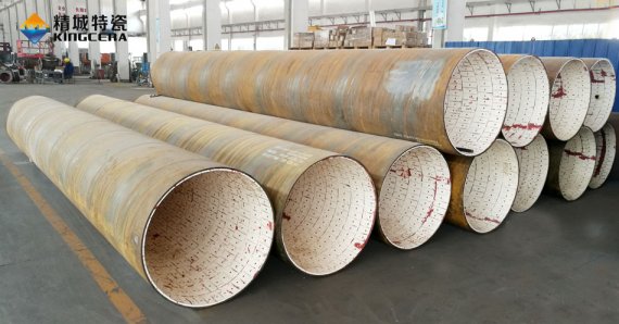 耐磨陶瓷热风管道的特点和装置注重事项_威廉希尔特瓷